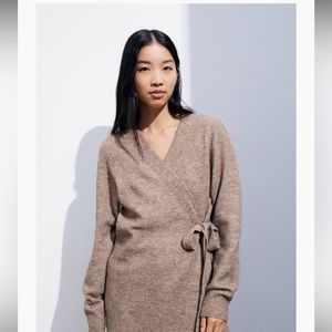 Maternity MAMA Before & After Wrap-front Cardigan